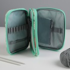 Пенал для вязания «Лилии», 2 отделения, 17,5 × 14 × 4 см - Фото 2