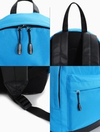 Рюкзак школьный ErichKrause на молнии, с карманом, однотонный, размер 39×12×29 см, голубой - Фото 6