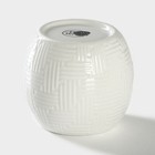 Сахарница с ложкой на бамбуковой подставке BellaTenero, 250 мл, фарфор, белая - Фото 6