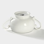 Сахарница BellaTenero, 500 мл, на бамбуковой подставке, фарфор, белая - Фото 6