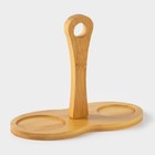 Набор фарфоровый сервировочный BellaTenero, 4 предмета: молочник 250 мл, сахарница с крышкой 250 мл, ложка, бамбуковая подставка, белая - Фото 8