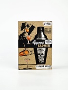 Подарочный набор барный «Крутой бармен», 5 предметов, карточки с рецептами - Фото 13