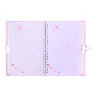 Записная книжка подарочная на замочке, А6, 45 листов, в линейку, "Собачка" - фото 24302259