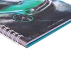 Записная книжка подарочная на замочке, А6, 45 листов, в линейку "Машина зеленая" - фото 24290665