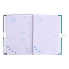 Записная книжка подарочная на замочке, А6, 45 листов, в линейку "Машина зеленая" - фото 24290666