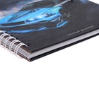 Записная книжка подарочная на замочке, А6, 45 листов, в линейку "Машина черная" - фото 24302262