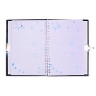 Записная книжка подарочная на замочке, А6, 45 листов, в линейку "Машина черная" - фото 24302263