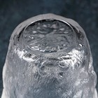 Стакан стеклянный Доляна «Айс», 300 мл, 9×9,2 см - Фото 3