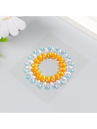 Наклейка-стразы «Украшение. Венец», на шею, спину, 6×5 см, МИКС - фото 57974373