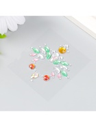 Наклейка пластик стразы "Украшение. Тиара" МИКС 5,6х6,2 см - фото 809225525