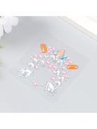 Наклейка - стразы «Украшение. Вспышка», на шею, спину, 5.5×5.9 см, МИКС - Фото 7