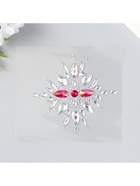 Наклейка пластик стразы "Украшение. Солнце" МИКС 12,3х12 см - фото 809225532