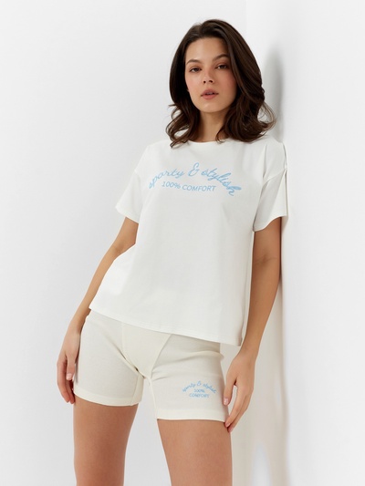 Шорты - боксеры женские MINAKU, экрю, размер 42