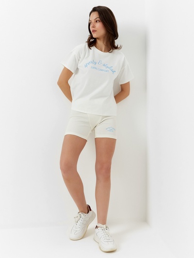 Шорты - боксеры женские MINAKU, экрю, размер 42