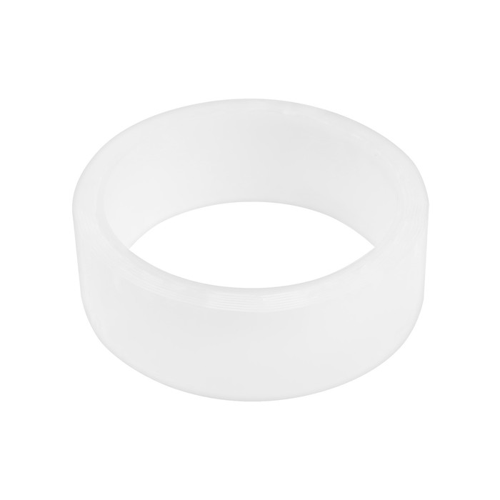 Лента клейкая ТУНДРА, прозрачная, двухсторонняя, 30 мм × 2 м