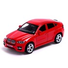 Машина металлическая BMW X6, 1:43, цвет красный, в пакете 9558922 - фото 11495728