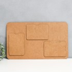 Фоторамка ЛХДФ "Птички" на 3 фото 10х15 см. Размер изделия 46х28 см - фото 22161725