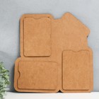 Фоторамка ЛХДФ "Домик" на 3 фото 10х15 см. Размер изделия 33х34 см - фото 22161732