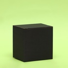 Коробка под кружку, без окна, черная 12 х 9,5 х 12 см - Фото 2