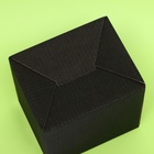 Коробка под кружку, без окна, черная 12 х 9,5 х 12 см - Фото 5