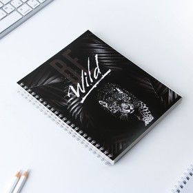 Тетрадь в клетку, 96 л., А5, на спирали, блок №2, Be wild (комплект 2 шт)