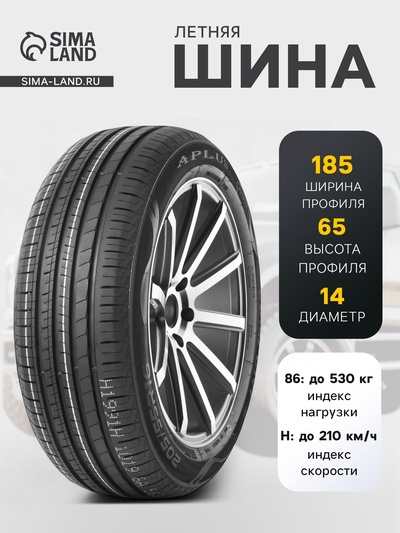 Шина летняя Aplus A609 185/65 R=14 86H