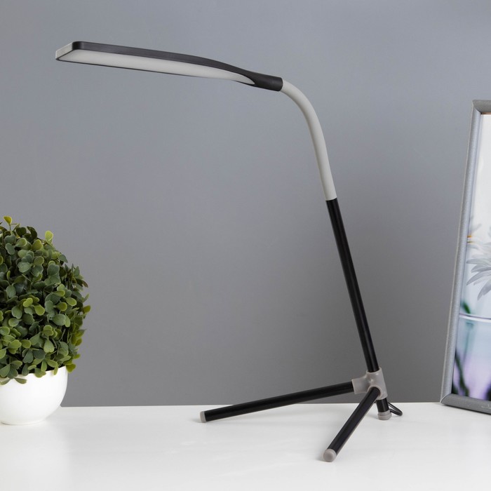 Настольная лампа "Эрудит" LED 5Вт черный 20х23х61 см RISALUX - Фото 1