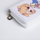 Кошелёк детский на молнии Выбражулька «Маленькая девочка», белый - фото 65392008