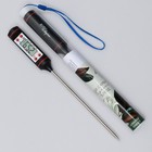 Термометр (термощуп) электронный на батарейках «Живи со вкусом», чёрный. - фото 22162230