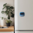 Таймер LB-18, электронный, с магнитным креплением, голубой - фото 27189826