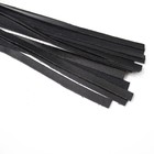 Плетка кожаная, 55 см, черная - Фото 4