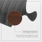 Доска разделочная деревянная для подачи Wild Kitchen, 26×22×2.5 см, граб темный - Фото 5