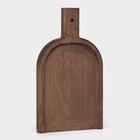 Доска разделочная деревянная для подачи Wild Kitchen, 32×19×2.5 см, граб темный - Фото 7