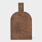 Доска разделочная деревянная для подачи Wild Kitchen, 32×19×2.5 см, граб темный - Фото 8