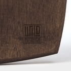 Доска разделочная для подачи Wild Kitchen, 23×20×2.5 см, граб темный - Фото 7