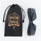 Очки рыбацкие, поляризационные «Крутой рыбак», цвет серый, 15, 4 х 4,3 см - Фото 3