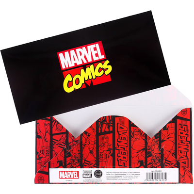 Конверт для денег, 16.5 х 8 см "Комикс", Мстители