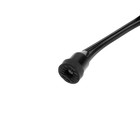 Фиксатор дверной LOCKLAND, «козья ножка», цвет черный - Фото 3