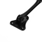 Фиксатор дверной LOCKLAND, «козья ножка», цвет черный - Фото 12