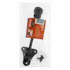 Фиксатор дверной LOCKLAND, «козья ножка», цвет черный - Фото 5