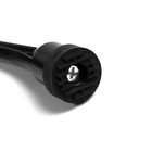 Фиксатор дверной LOCKLAND, «козья ножка», цвет черный - Фото 7