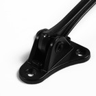 Фиксатор дверной LOCKLAND, «козья ножка», цвет черный - Фото 8