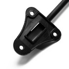 Фиксатор дверной LOCKLAND, «козья ножка», цвет черный - Фото 9