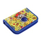 Пенал школьный «Космос», 13×19.5 см, на молнии, 1 секция, с наполнением, ткань - Фото 2