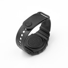 Часы наручные электронные с силиконовым ремешком, влагозащищенные, чёрные - Фото 3