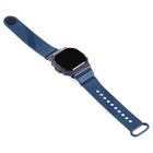 Часы наручные электронные, ремешок силикон, влагозащищённые, синие - Фото 4