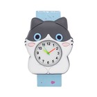 Часы наручные детские "Котик", ремешок l-21.5 см - фото 108776476