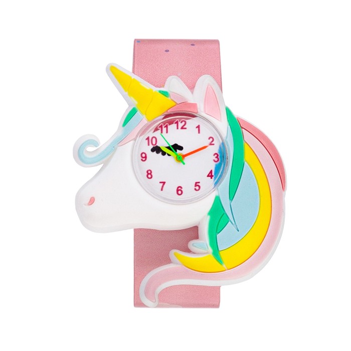 Часы наручные детские "Единорог", ремешок l-21.5 см - Фото 1
