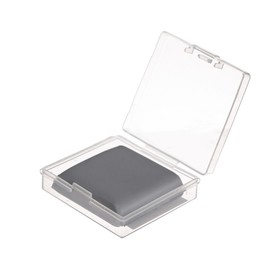 Ластик клячка прямоугольный серый, размер 37 х 35 х 0,9 мм, в коробочке