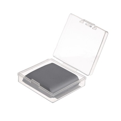 Ластик клячка прямоугольный серый, размер 37 х 35 х 0,9 мм, в коробочке